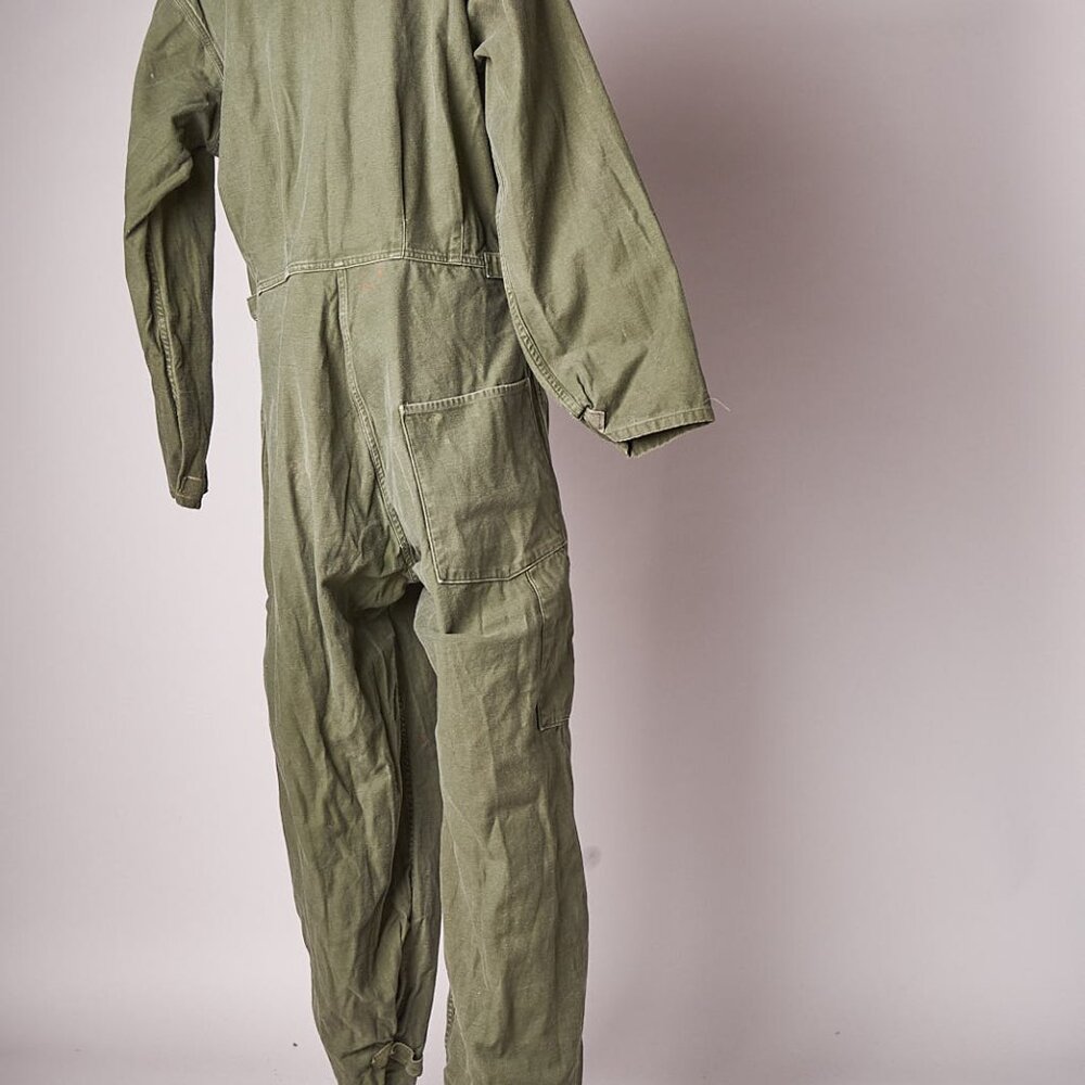 1980s Military Green Jump Cotton Type 1 Coveralls
